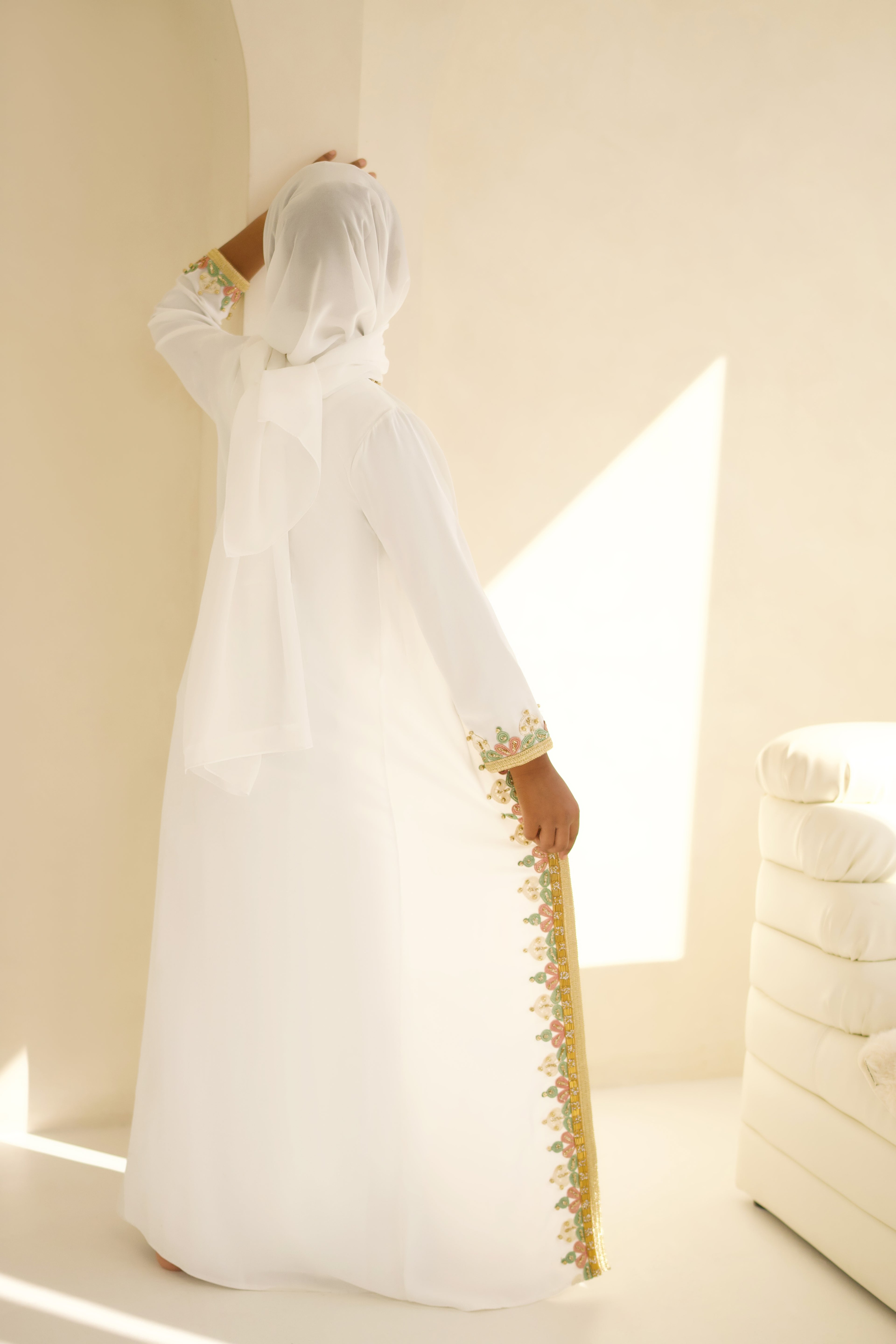 Ruqayya Girls Embroidered Abaya