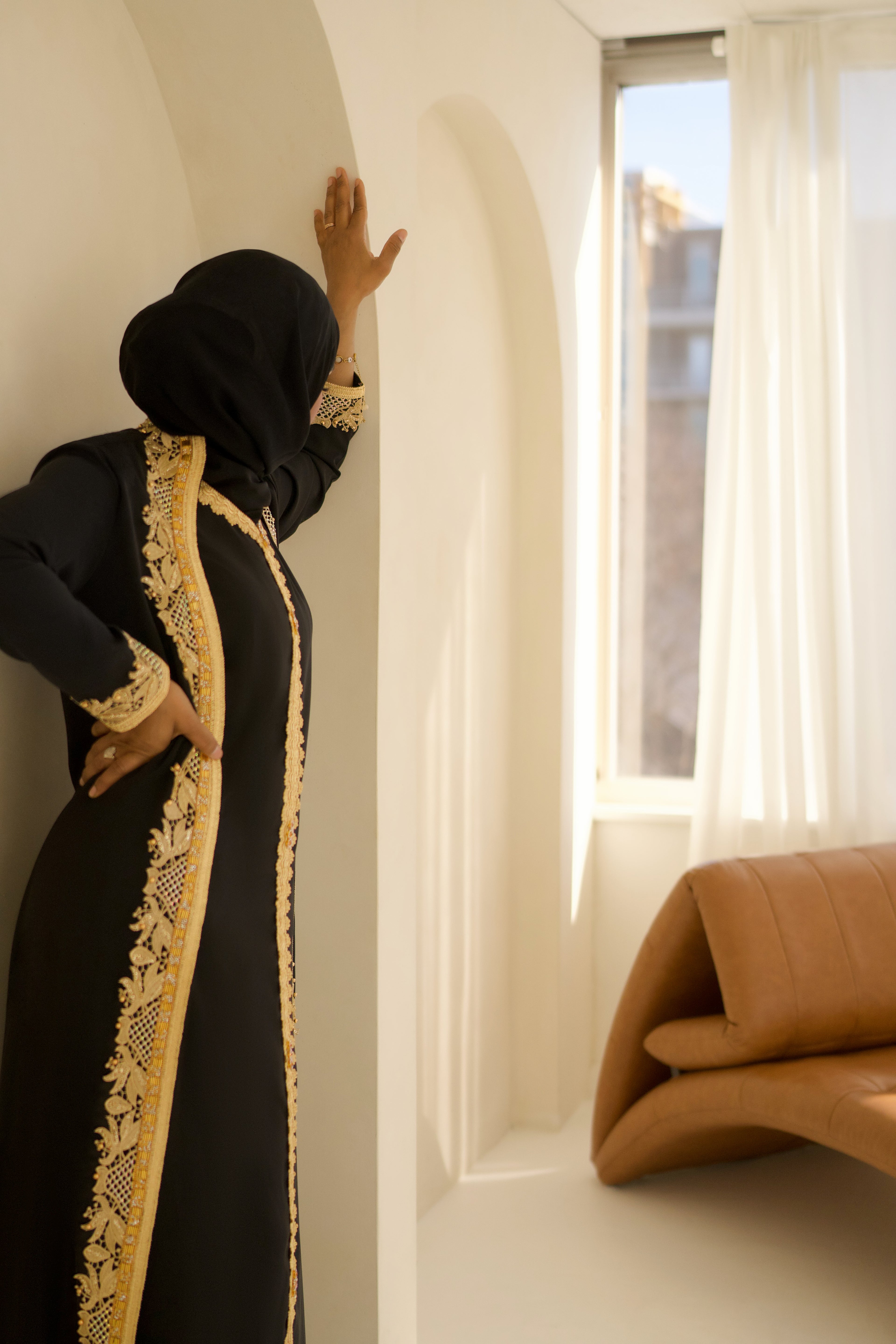 Ruqayya Women Embroidered Abaya
