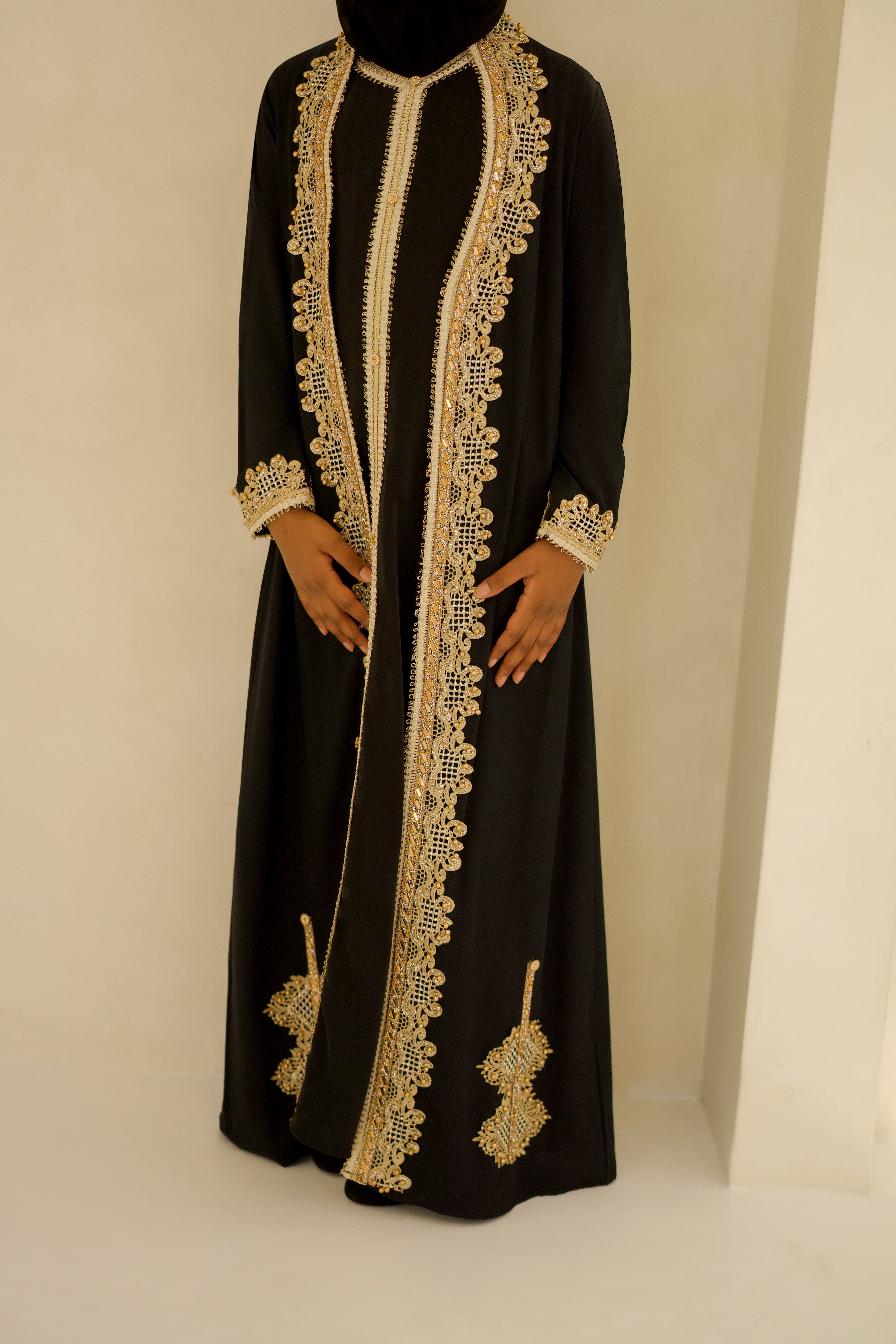 Ruqayya Girls Embroidered Abaya