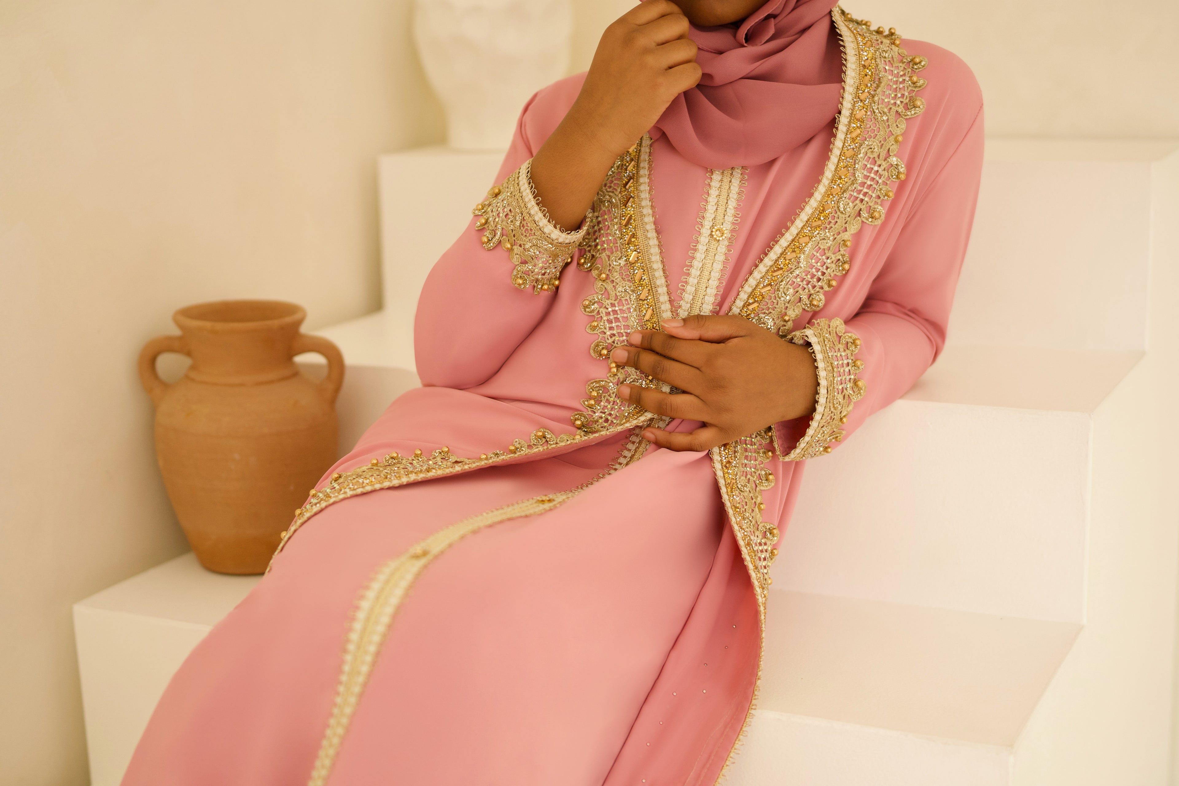 Ruqayya Girls Embroidered Abaya